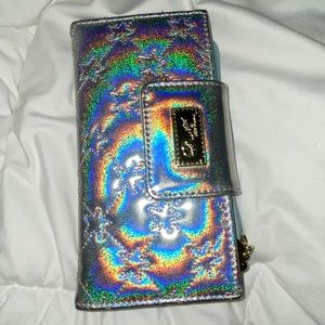 Betsey Johnson Holographic wallet